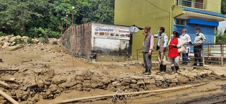 बुटवलको पहिरो नियन्त्रणलाई प्राथमिकता दिन पौडेलको आग्रह