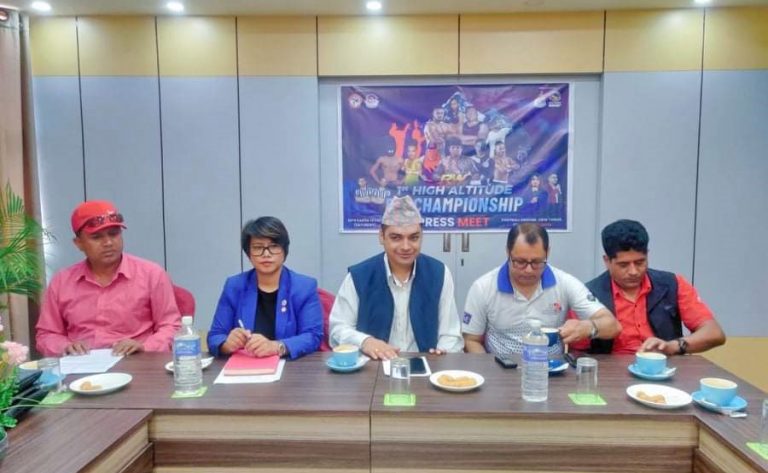 दोलखामा ‘हाइ अल्टिच्युड’ राष्ट्रिय रेस्लिङ प्रतियोगिता हुने