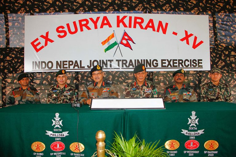 सकियो नेपाल–भारतबीच संयुक्त सैनिक अभ्यास