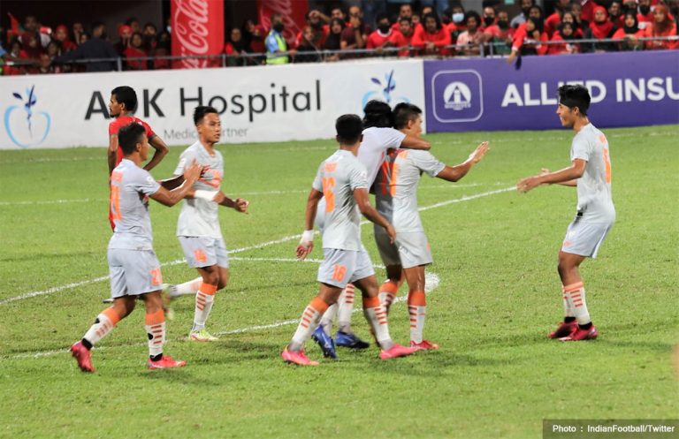 साफ च्याम्पियनसिप फाइनल : नेपालविरुद्ध भारतलाई २–० को अग्रता