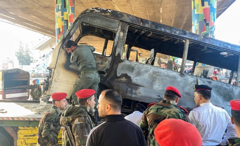 सिरियामा बम विस्फोट, १३ सैनिकको मृत्यु
