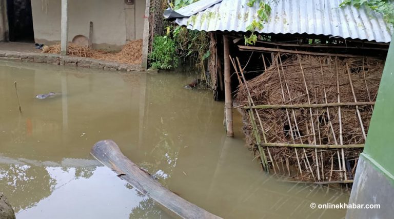 बाढीबाट मधेशमा ८० करोडभन्दा बढीको क्षति