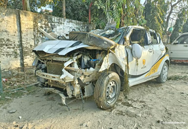 रौतहटमा कार दुर्घटना हुँदा ४ जनाको मृत्यु