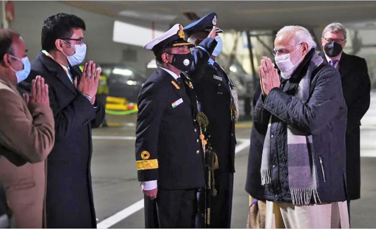 मोदी ग्लास्गो पुगे, ‘भारतका गहना’ भन्दै भारतीय समुदायले गरे स्वागत