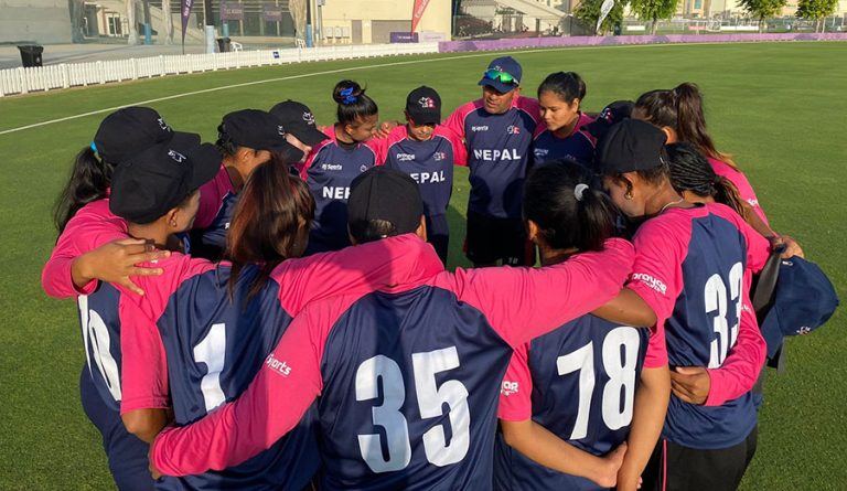 महिला टी-२० विश्वकप छनोट : मलेसियालाई हराउँदै नेपाल शीर्ष स्थानमा