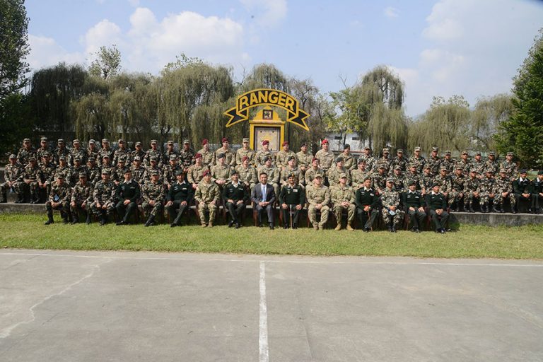 छाउनीमा नेपाली र अमेरिकी सेनाबीच संयुक्त तालिम अभ्यास शुरू