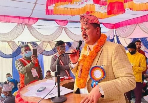 रुकुमपश्चिम जिल्ला सभापतिमा संस्थापन समूहका प्रेमप्रकाश वली सर्वसम्मत