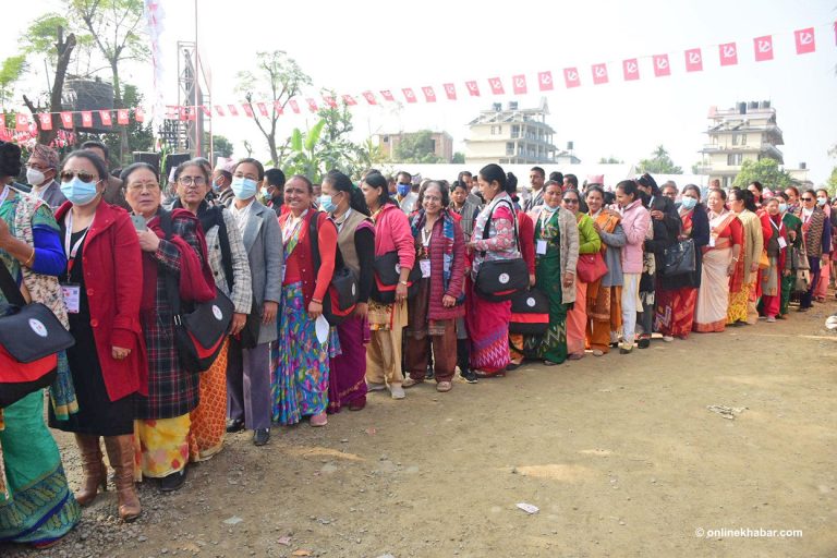 एमाले महाधिवेशन : साँझ ७ बजे बन्दसत्र सुरु हुने माइकिङ