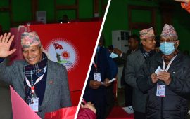 एमालेको मतगणना जारी, सुरुदेखि नै ओलीको अग्रता