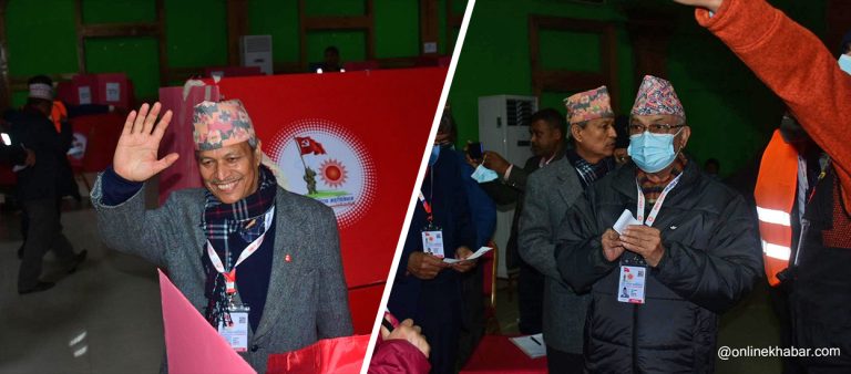 एमालेको मतगणना जारी, सुरुदेखि नै ओलीको अग्रता