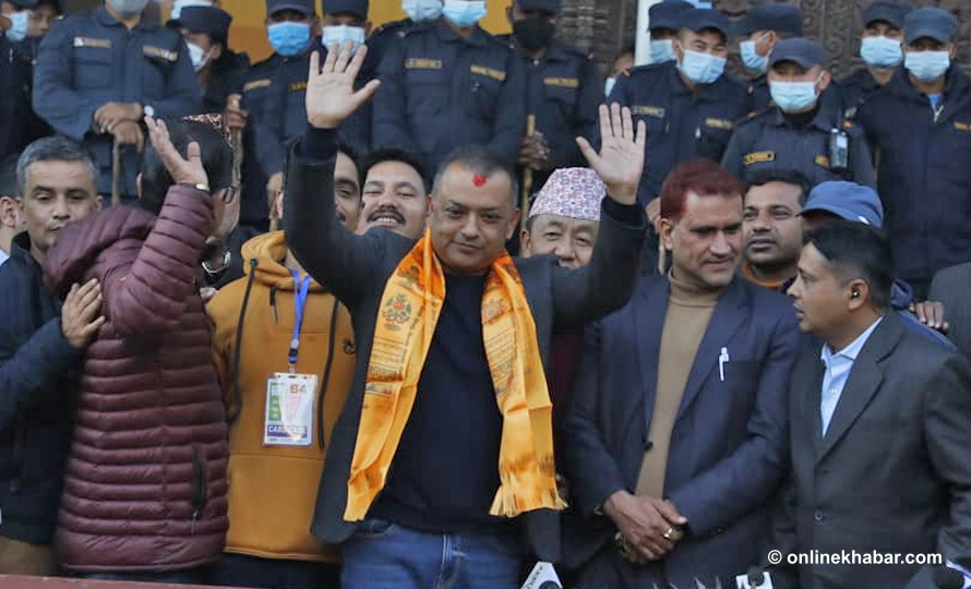 Gagan Thapa’s victory in Kathmandu 4 is definite