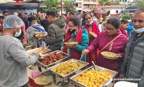 कांग्रेस प्रतिनिधिलाई मुख्यमन्त्री निवासमा चियापान : जसले जिते पनि पार्टी नहारोस्