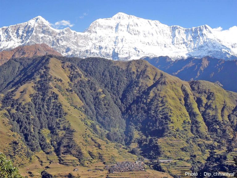 म्याग्दीको हिमपहिरो गएको ठाउँ पुगेर फर्कियो सेनाको टोली