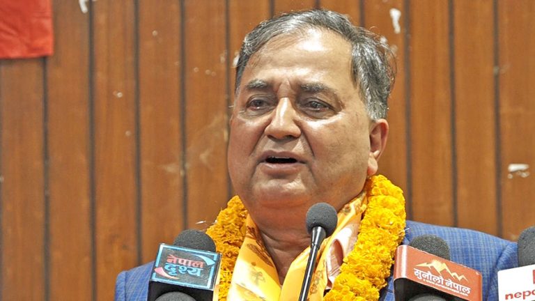राष्ट्रिय राजनीति दुई ध्रुवमा विभाजित हुनु दुर्भाग्यपूर्ण : पोखरेल