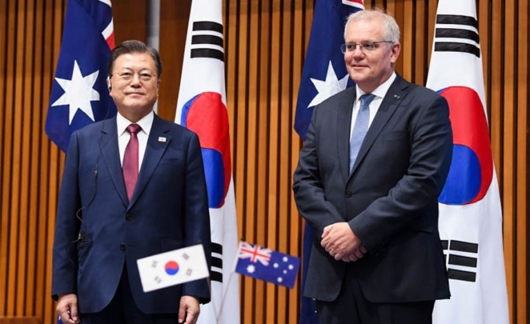 अष्ट्रेलिया र दक्षिण कोरियाबीच ऐतिहासिक रक्षा सम्झौता
