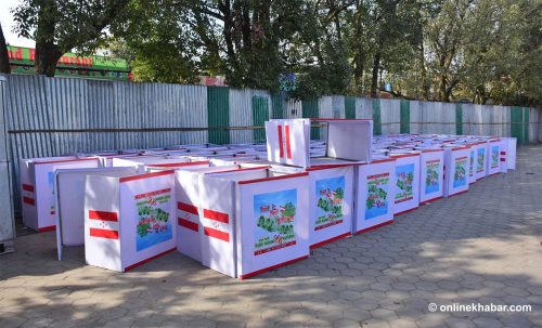 कांग्रेस महाधिवेशन : भृकुटीमण्डप र राष्ट्रियसभा गृहमा मतदान केन्द्र