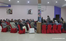 पौडेल समूहको बैठक : साझा उम्मेदवार बनाउन दबाब