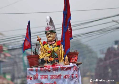 सुर्खेतमा भत्काइएको वीरेन्द्रको शालिक पुनः राखियो