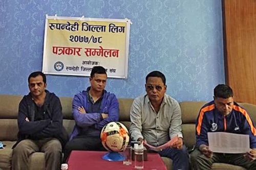 रुपन्देहीमा भोलिदेखि जिल्ला लिग फुटबल हुने