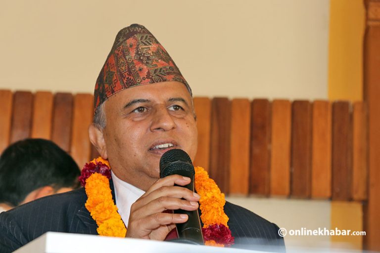 दुई दलीय व्यवस्थाको वकालत गरेको छैन : पोखरेल