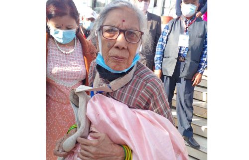 ९१ वर्षीय कार्कीले दिइन् कांग्रेस केन्द्रीय सदस्यमा उम्मेदवारी