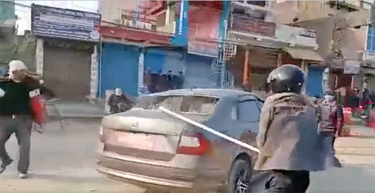 सिरहामा सिके राउतका कार्यकर्ताद्वारा गाडीहरु तोडफोड