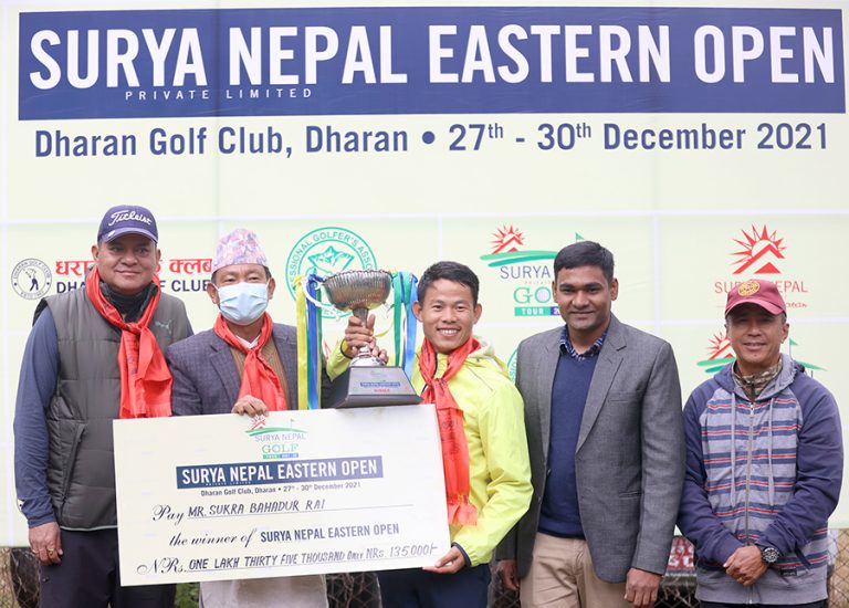 शुक्र राईले जिते सुर्य नेपाल इस्टर्न ओपन गल्फको उपाधि