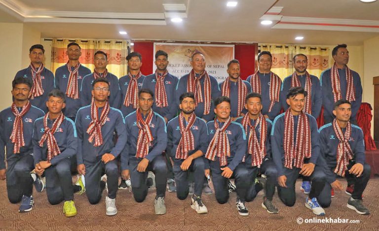 यू-१९ एसिया कप खेल्ने नेपाली टोलीको बिदाइ, आजै युएई प्रस्थान गर्ने