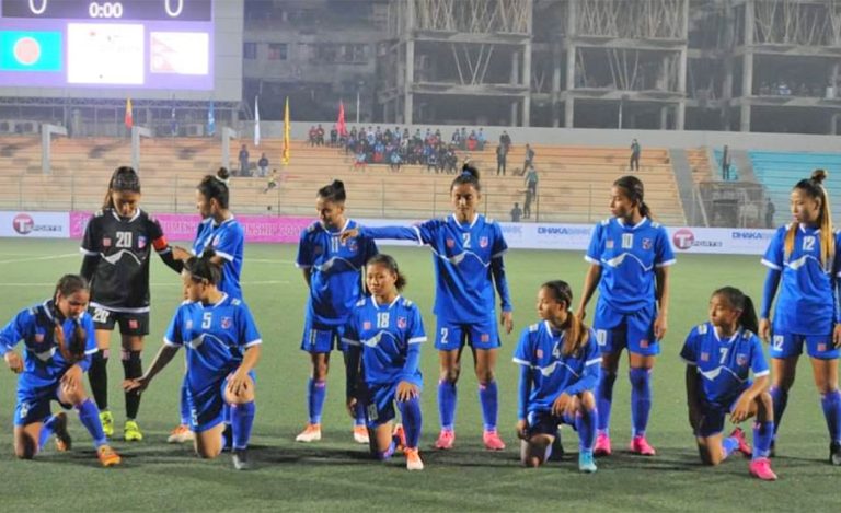 साफ यू १९ महिला च्याम्पियनसीपमा नेपालले श्रीलंकालाई ६-० गोलले हरायो