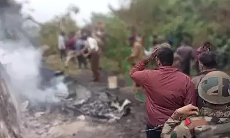 भारतमा सेना प्रमुख चढेको हेलिकप्टर दुर्घटना
