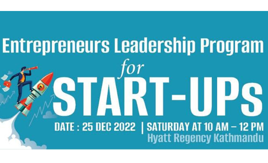 युवा उद्यमीका लागि ‘उद्यमी नेतृत्व कार्यक्रम’