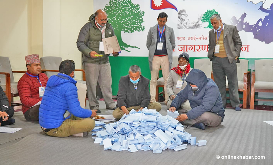 तीन सहमहामन्त्री पदको मतगणना शुरू