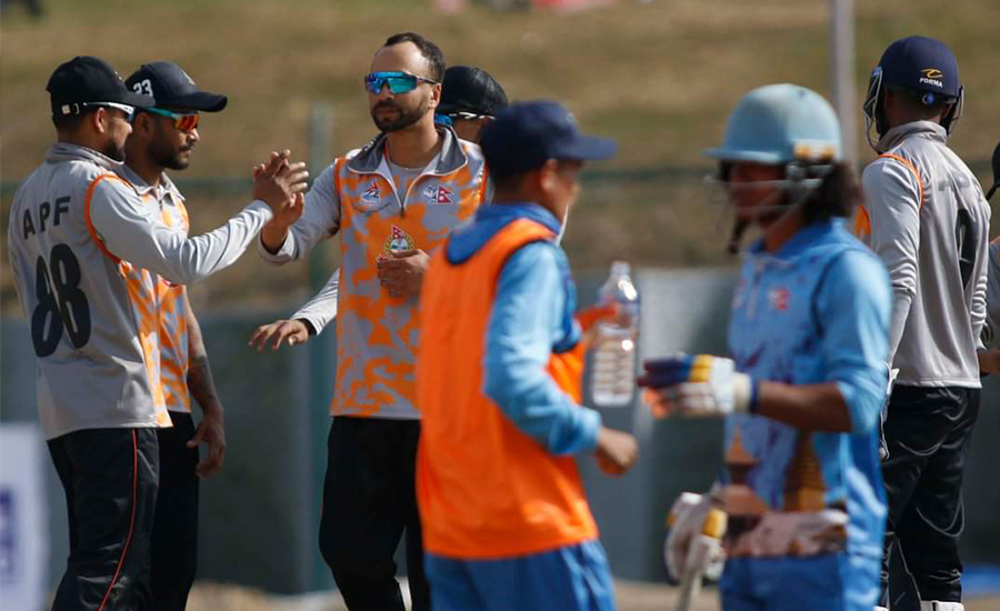 एपीएफको २ रनको रोमाञ्चक जित