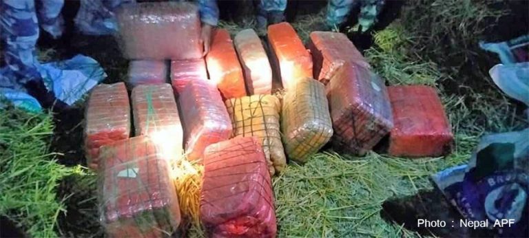 महोत्तरीबाट १६० किलो गाँजा बरामद