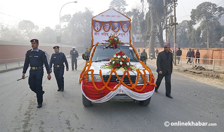 आज शहीद दिवस : शान्तिवाटिकाबाट प्रभातफेरी, लैनचौरमा श्रद्धाञ्जली सभा