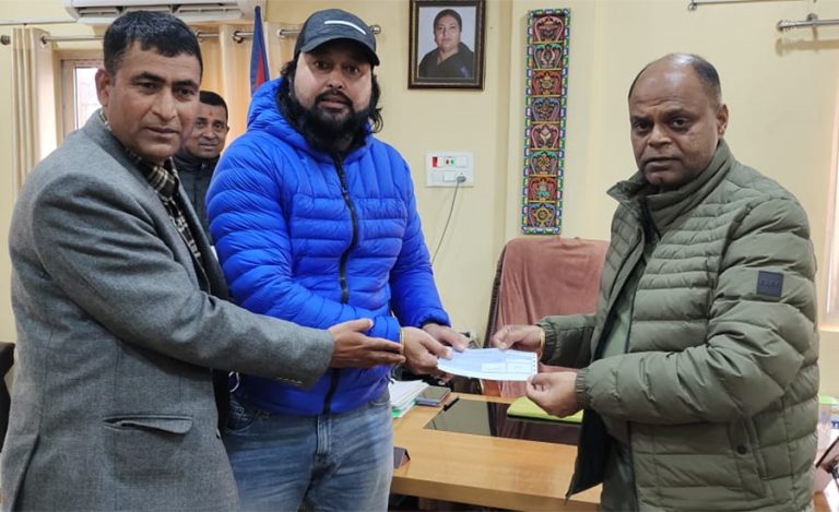 मुस्कान खातुनको ‘बायोपिक’ का लागि वीरगञ्ज महानगरको पाँच लाख सहयोग