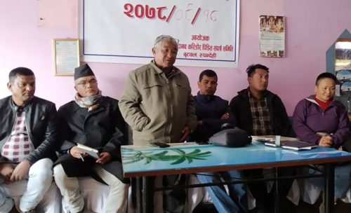 तिनाउ–दानव करिडोर प्रभावितले गरे थप आन्दोलनको घोषणा