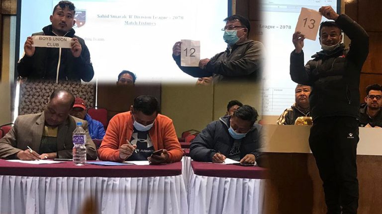 शहीद स्मारक बी डिभिजन लिग फागुन १८ देखि