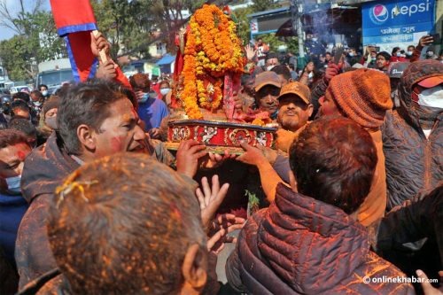 बालकुमारीको मूर्ति भेटिएपछि खुसीयाली