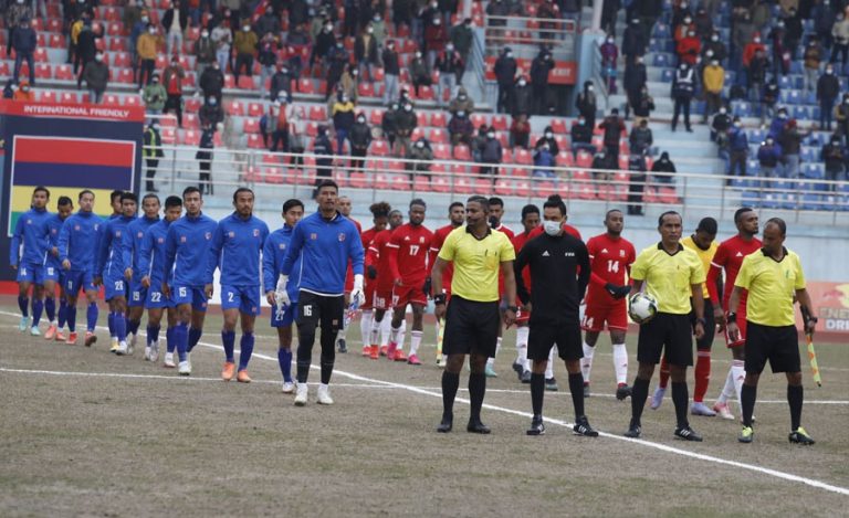 नेपाल र मरिससबीचको दोस्रो मैत्रीपूर्ण खेल शुरू