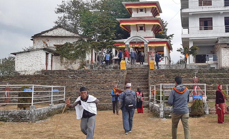 पर्वतको दुर्लुङकोटलाई धार्मिक पर्यटकीय गन्तव्य बनाउन पहल