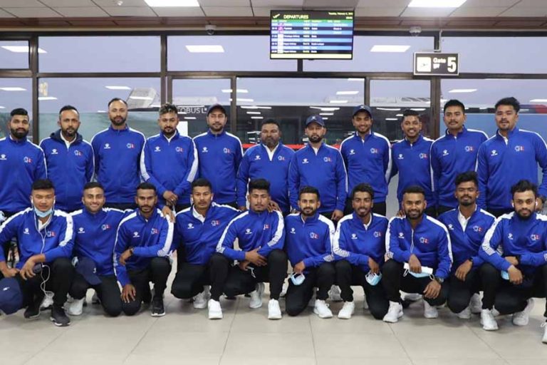 नेपाली क्रिकेट टिम ओमान प्रस्थान