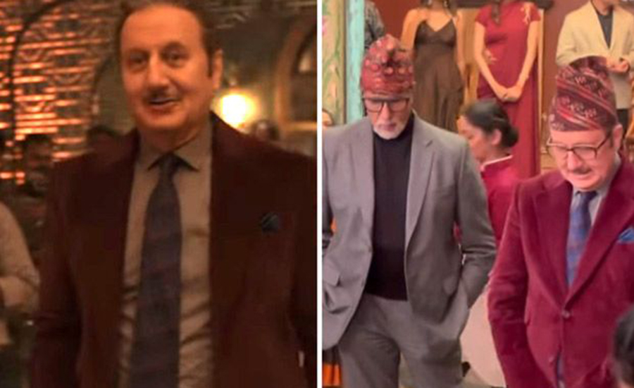 नेपाली ढाकाटोपी लगाएर अनुपम खेरले मनाए ६७ औं जन्मदिन