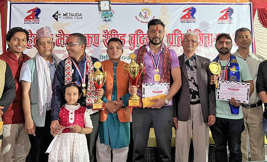 हेटौंडा मेयर कप चेसको उपाधि क्षितिजलाई