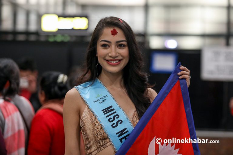 मिस वर्ल्डमा भाग लिन नम्रता अमेरिका प्रस्थान