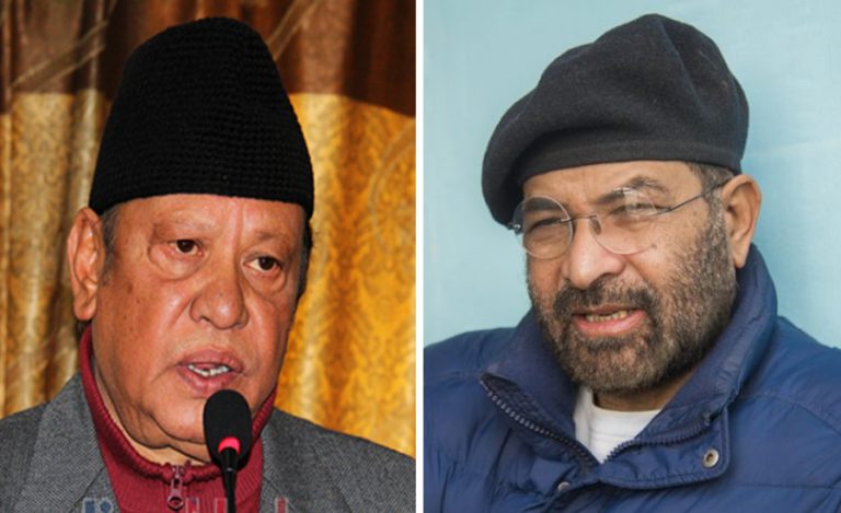 फिल्म निर्माणमा सहकार्य गर्दै नीर शाह र तुलसी घिमिरे