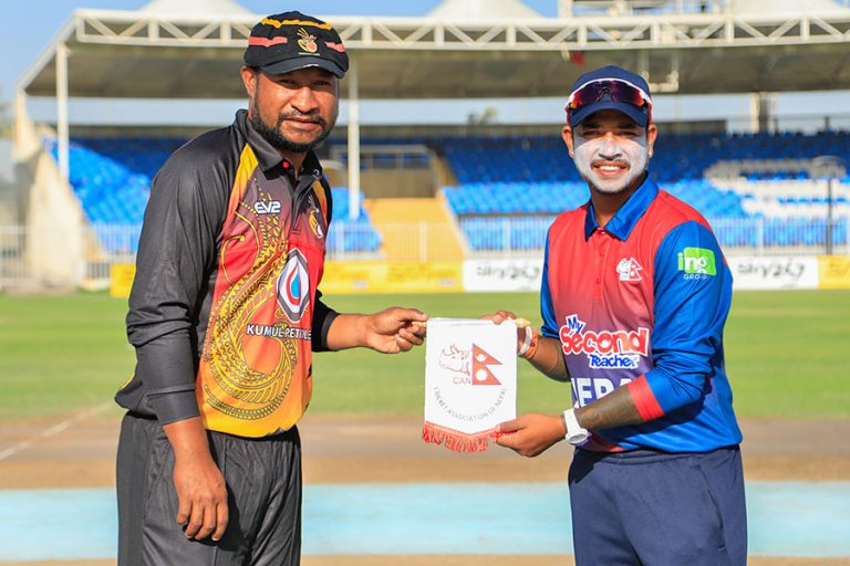 त्रिदेशीय टी-२० शृङखलामा नेपाल र पीएनजी आज खेल्दै