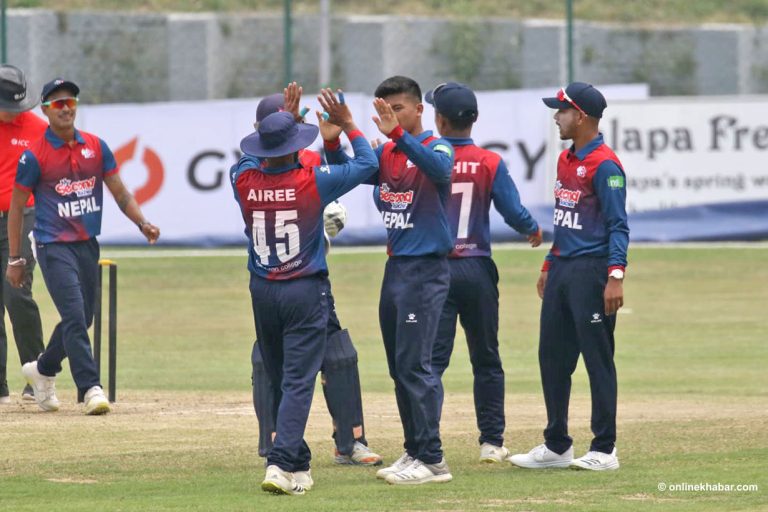 मलेसियामाथि नेपाल ६ विकेटले विजयी