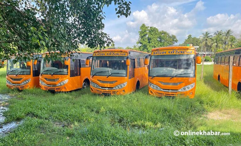 मधेश सरकारको बस सार्वजनिक संस्थालाई दिइने