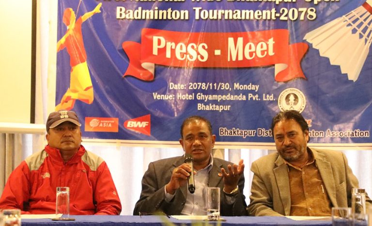 भक्तपुरमा ९ चैतदेखि खुला ब्याडमिन्टन प्रतियोगिता हुने